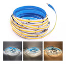 Fita LED COB 8mm 5m Branco Quente 252 LEDs/m 12V IP20