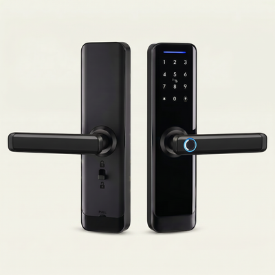 Fechadura Digital Wi-Fi Preta com Senha, App e Compatível com Alexa