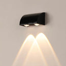 Arandela LED Outdoor 2W Bivolt IP66 – 2 Fachos – Alumínio – Branco Quente 3000K