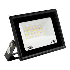 Refletor LED 30W Bivolt IP65 Iluminação Externa Alta Potência