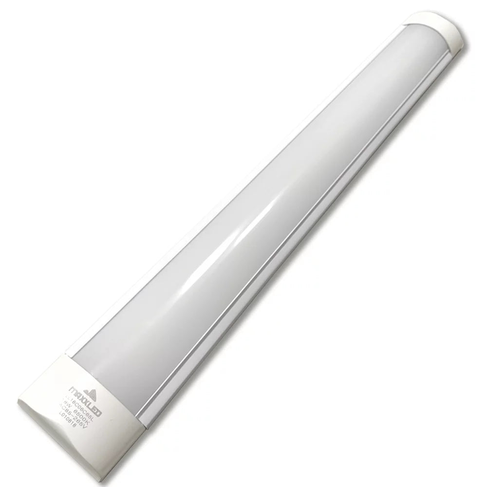 Luminária Linear LED 18W 60cm de Sobrepor Bivolt – Branco Frio, Neutro ou Quente