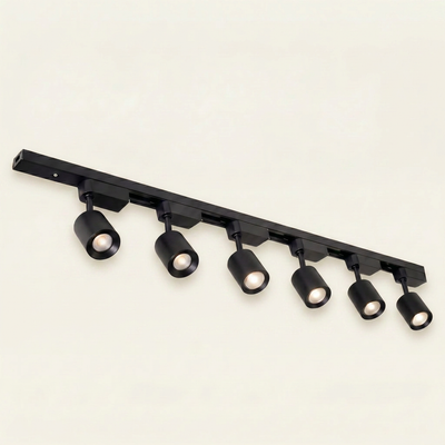 Kit Trilho Eletrificado 2 Metros com 6 Spots LED 10W Bivolt – Iluminação Direcionável