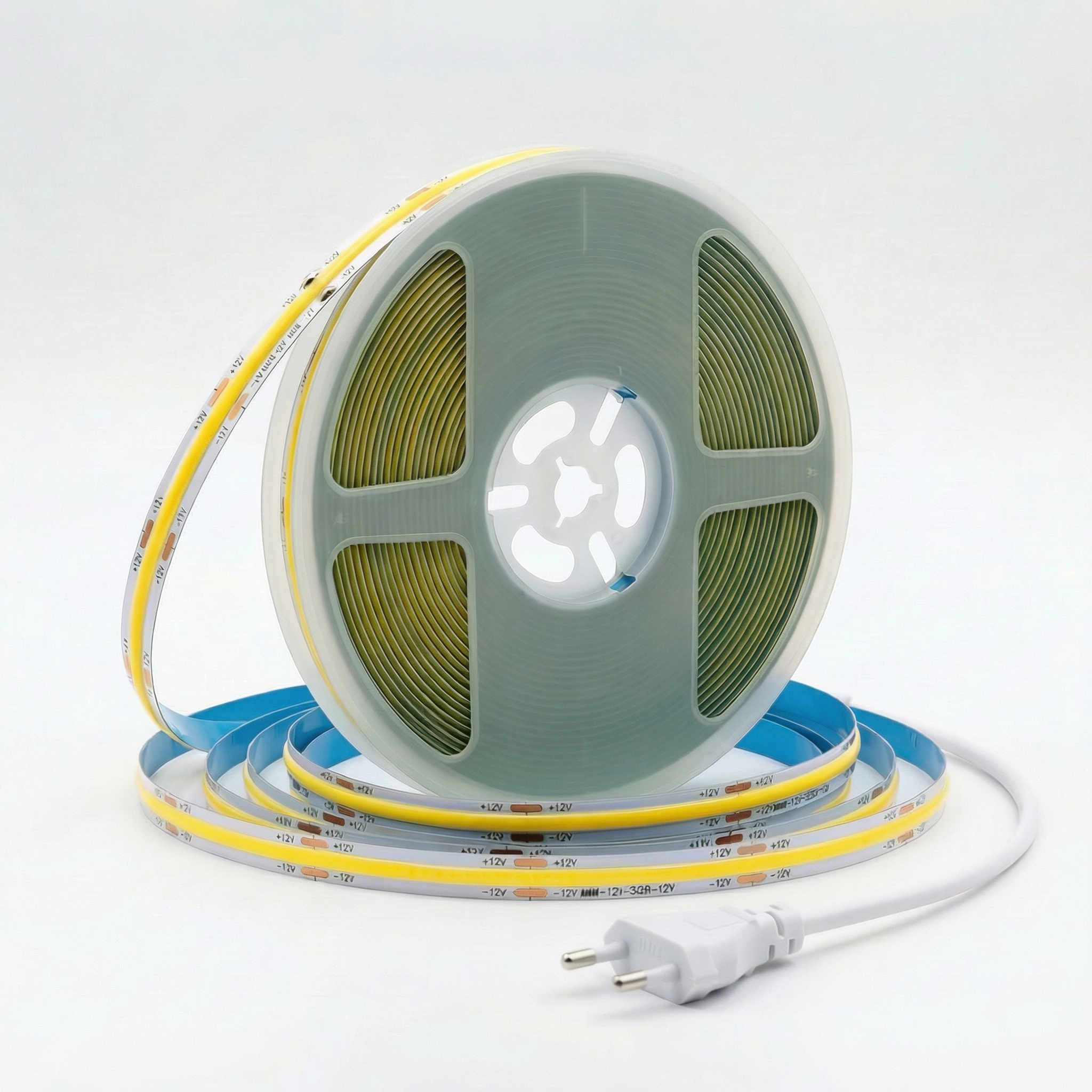 Fita LED COB 360D 127V Rolo 10m IP20 18W/m