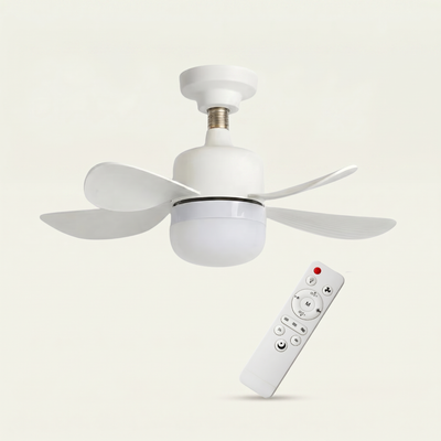 Lâmpada com Ventilador - Little Fan 3 em 1 - Com Controle Remoto - E27 LED 50W