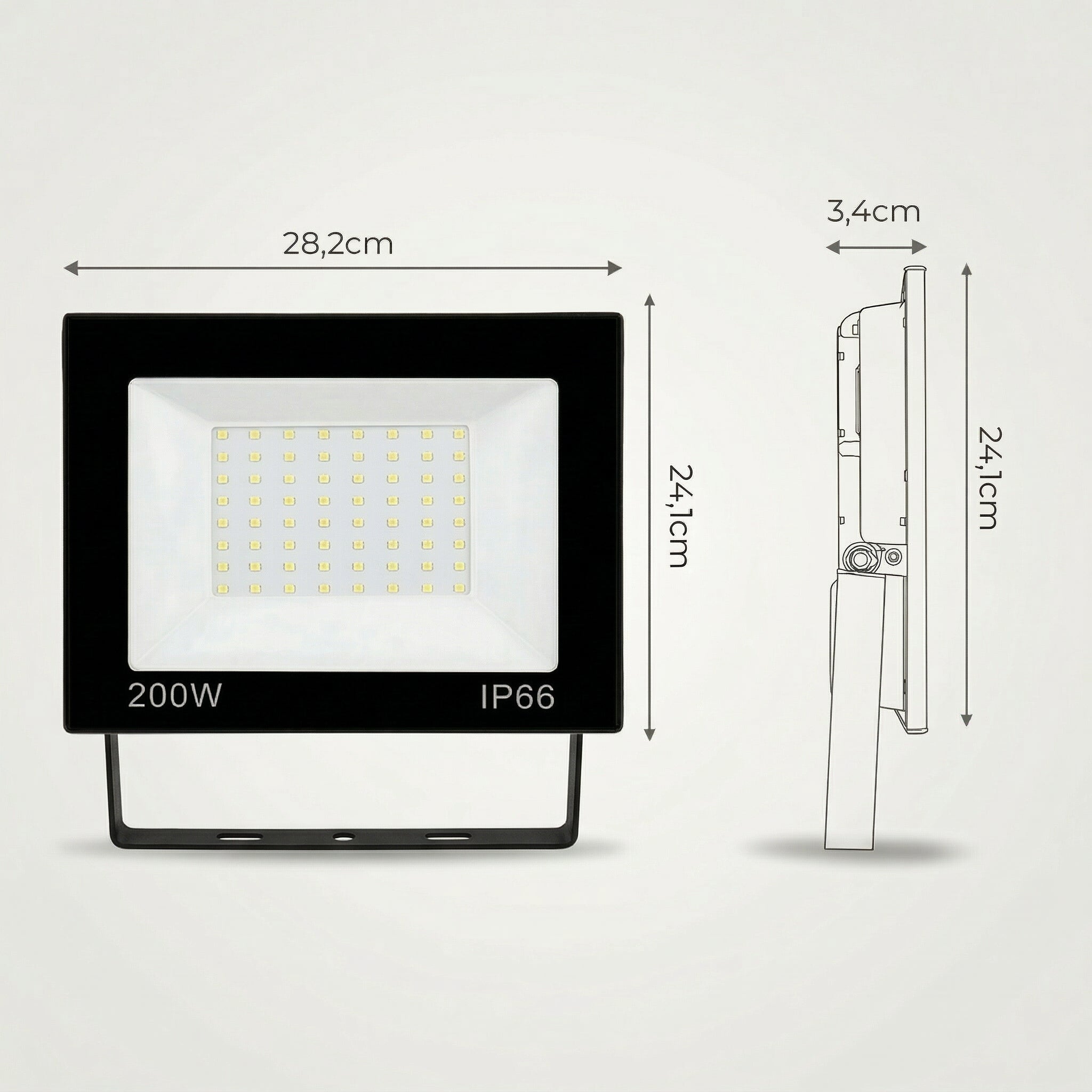 Refletor LED 200W Bivolt IP65