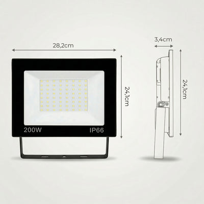 Refletor LED 200W Bivolt IP65