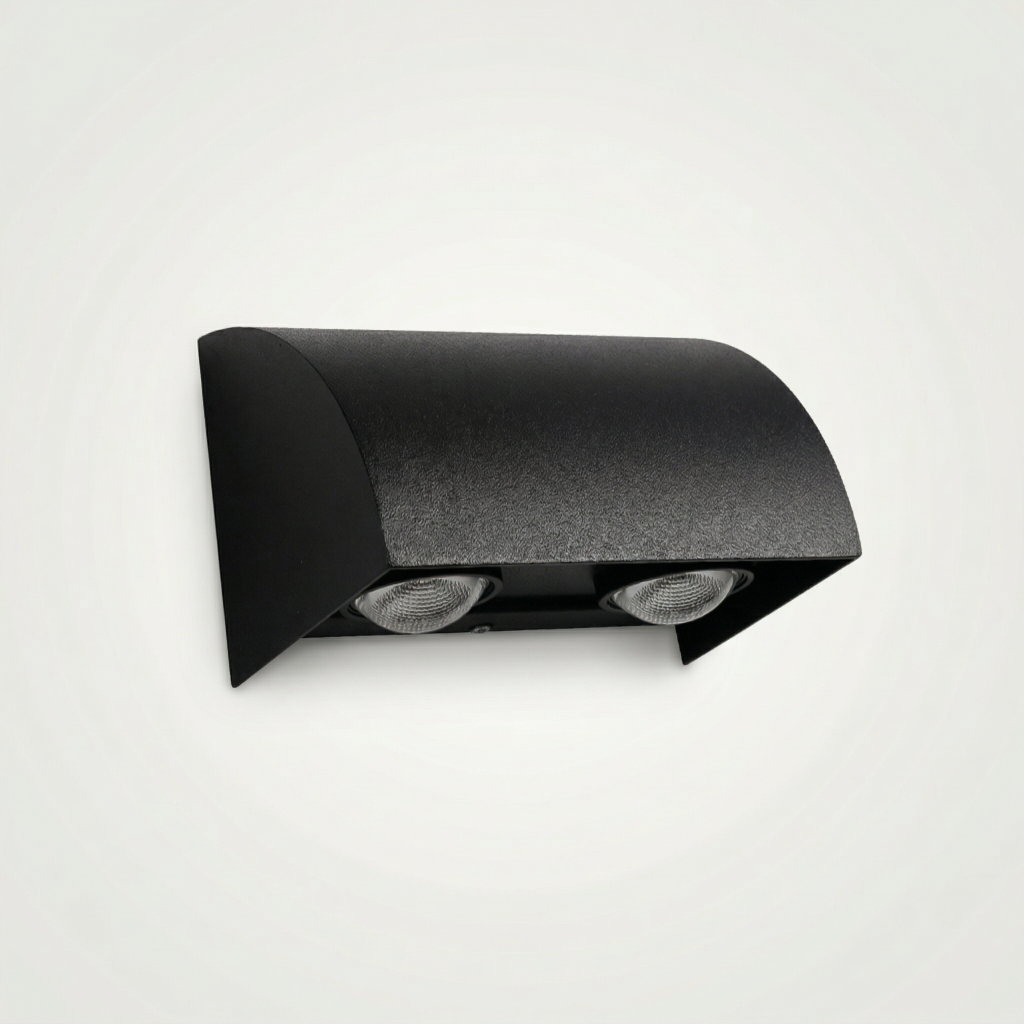 Arandela LED Outdoor 2W Bivolt IP66 – 2 Fachos – Alumínio – Branco Quente 3000K