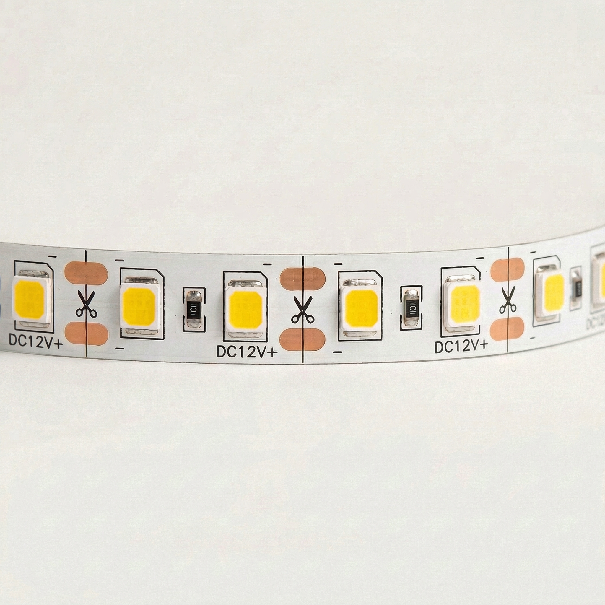 Fita LED 3528 120 LEDs/m 15W/m 12V IP20 – 5 Metros | Branco Frio, Neutro ou Quente