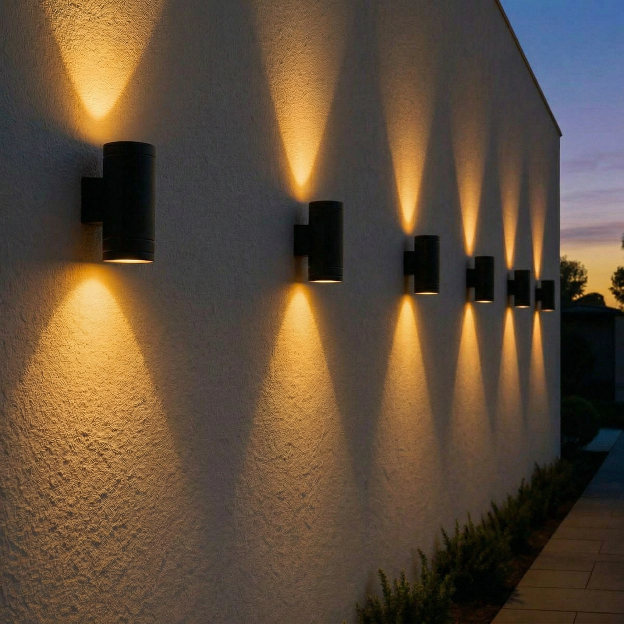 Arandela LED Titan 10W Bivolt – 2 Fachos – Alumínio – IP66 – Uso Externo