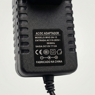 Fonte 12V 2A Bivolt para Fita LED com Conector P4 – 24W Proteção Completa