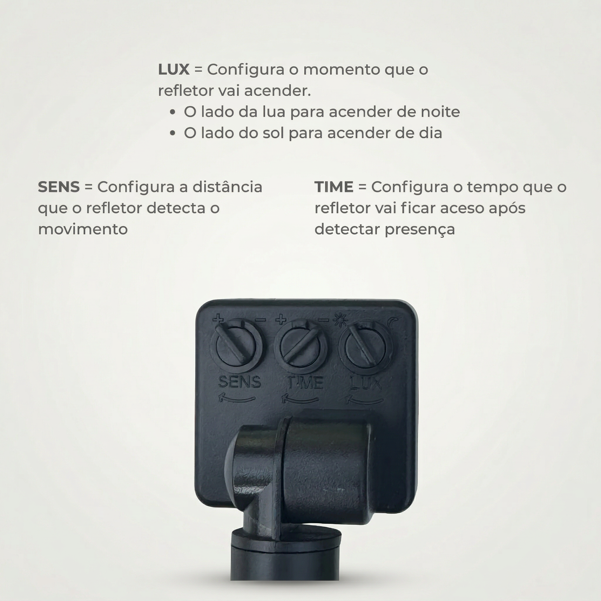 Refletor LED 50W com Sensor de Presença Bivolt IP65
