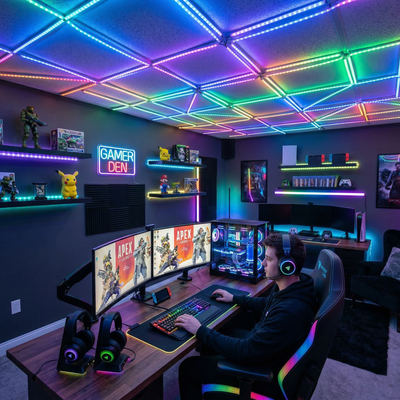 Fita LED RGB Digital Endereçável 2811 180 LEDs/m 12V IP20 – 5 Metros - Com Controle | Dimerizável e Programável