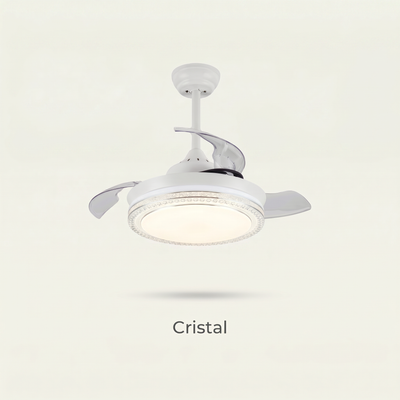 Ventilador de Teto Little Breeze 36” 30W LED - Com Pás Retráteis e Controle Remoto - Bivolt
